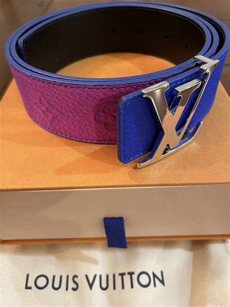 authentic louis vuitton monogram belt|louis vuitton holographic belt.